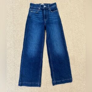 Paige | Anessa High Rise Wide Leg Ankle Jeans